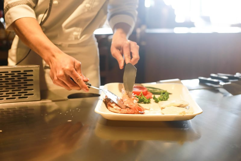 Chef preparing a unique culinary blend